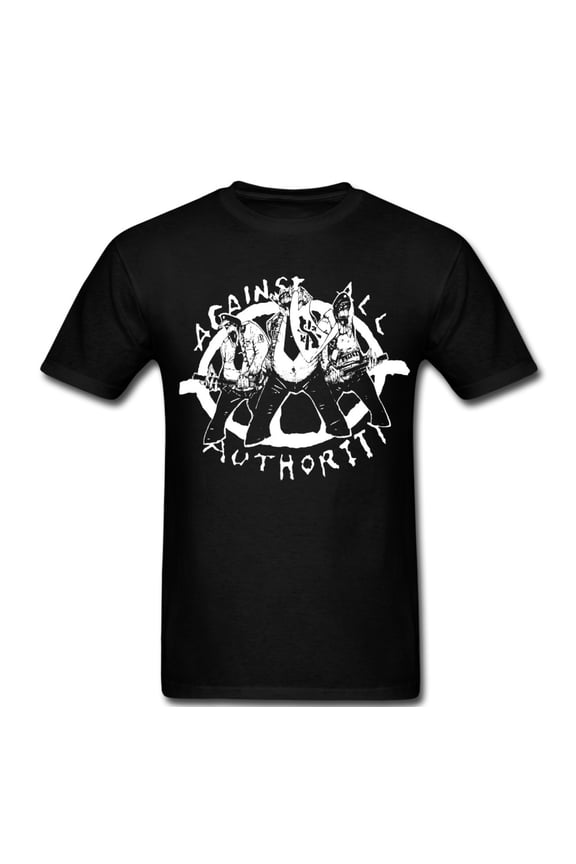 Hardcore Anarcho Punk Rock Ska Against all authority t shirt AAA