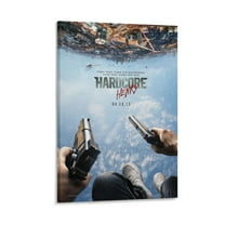 Hardcore Henry Classic Movie Poster Canvas Art Poster and Wall Art Picture Print Modern Family bedroom Decor Posters 12x18inch(30x45cm)