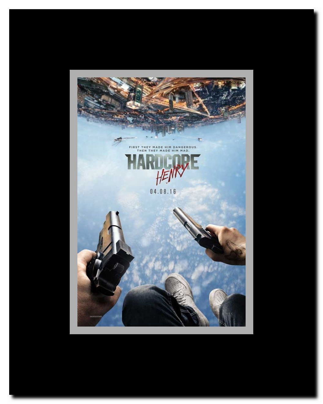 Hardcore Henry Framed Movie Poster