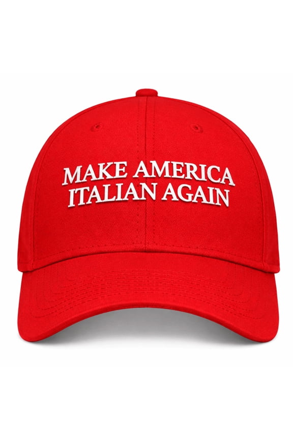 Unisex Make America Italian Again Hat, Red