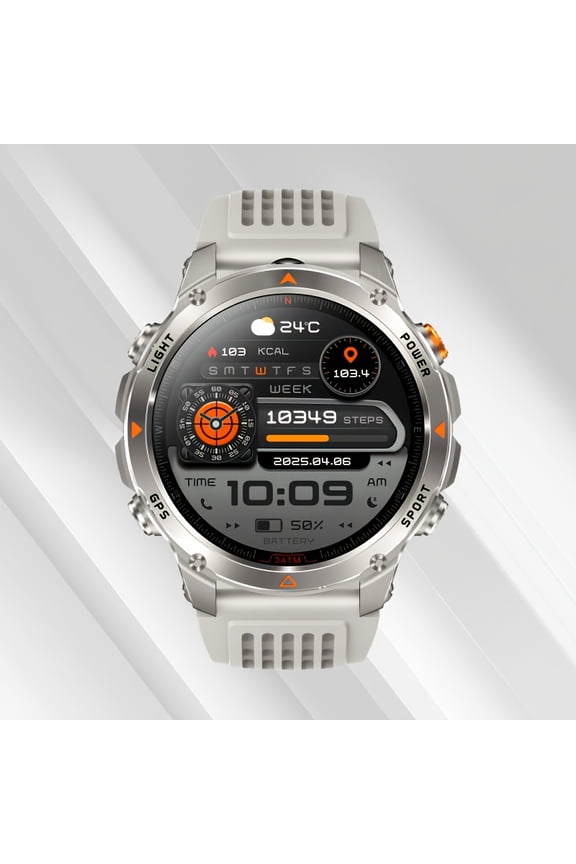 Hardcore Outdoor Multifunctional Smartwatch: 1. 46-inch IPS HD Screen, GPS Positioning, 3ATM, Built-in Compass & Flashlight, Essential for Outdoor Adventures