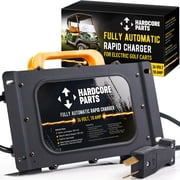 Hardcore Parts 36V Fully Automatic Rapid Golf Cart Charger - Club Car Two Prong