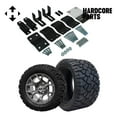 thumbnail image 1 of Hardcore Parts 4" Block Lift Kit for YAMAHA G2/G9 Golf Cart with 12" Machined/Gunmetal 'Rally' Wheels & 20"x10"-12" STINGER On-Road/Off-Road DOT rated All-Terrain tires, 1 of 2