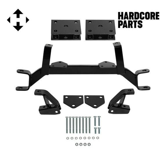 Hardcore Parts 4" Drop Axle Lift Kit for EZGO TXT/PDS (1994.5-2001.5) Gas Golf Cart