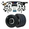thumbnail image 1 of Hardcore Parts 4" Spindle Extension Lift Kit for Club Car DS (1982-2010) Golf Cart with 12" Black ‘Venom’ Wheels and 20"x10"-12" STINGER On-Road/Off-Road DOT rated All-Terrain tires, 1 of 7