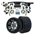 thumbnail image 1 of Hardcore Parts 4" Spindle Extension Lift Kit for Club Car DS (1982-2010) Golf Cart with 14" Machined/Black 'Vampire' Wheels and 22"x10.5"-14" GATOR On-Road/Off-Road DOT rated All-Terrain tires, 1 of 7