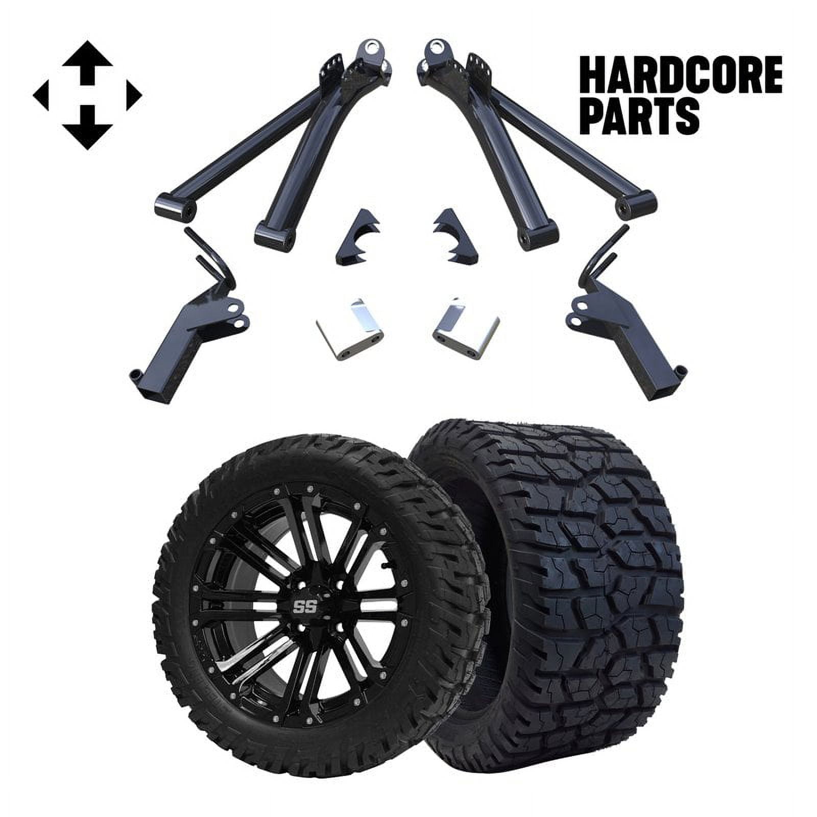 Hardcore Parts 6" AArm Lift Kit for Yamaha G2/G9 Golf Cart with 14