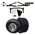 thumbnail image 1 of Hardcore Parts 6" A-Arm Lift Kit for Yamaha G8-G14/G16/G19/G20 Golf Cart with 12" Machined/Gunmetal 'Tempest' Wheels and 23"x10.5"-12" All-Terrain tires, 1 of 7