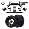 thumbnail image 1 of Hardcore Parts 6" Drop Axle Lift Kit for EZGO MPT/WORKHORSE 1200 (2001.5-2013) Golf Cart with 12" Black 'Storm Trooper' Wheels and 23"x10.5"-12" All-Terrain tires, 1 of 7