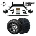 thumbnail image 1 of Hardcore Parts 6" Drop Axle Lift Kit for EZGO MPT/WORKHORSE 1200 (2001.5-2013) Golf Cart with 12" Machined/Black ‘VAMPIRE’ Wheels and 23"x10.5"-12" All-Terrain tires, 1 of 7