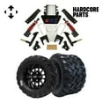 thumbnail image 1 of Hardcore Parts 6” Heavy Duty All-Terrain Suspension Lift Kit for EZGO RXV (2008-2013) Golf Cart with 12" Black 'Venom' Wheels and 22"x11"-12"  DOT rated Mud-Terrain/All-Terrain tires, 1 of 2