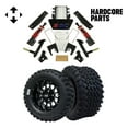 thumbnail image 1 of Hardcore Parts 6” Heavy Duty All-Terrain Suspension Lift Kit for EZGO RXV (2008-2013) Golf Cart with 12" Black ‘Venom’ Wheels and 23"x10.5"-12" All-Terrain tires, 1 of 7