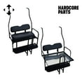 thumbnail image 1 of Hardcore Parts Rear Flip Seat For Club Car DS Golf Cart 2000-2013 Model (Black Cushion w/t Grab Bar Attachment), 1 of 2