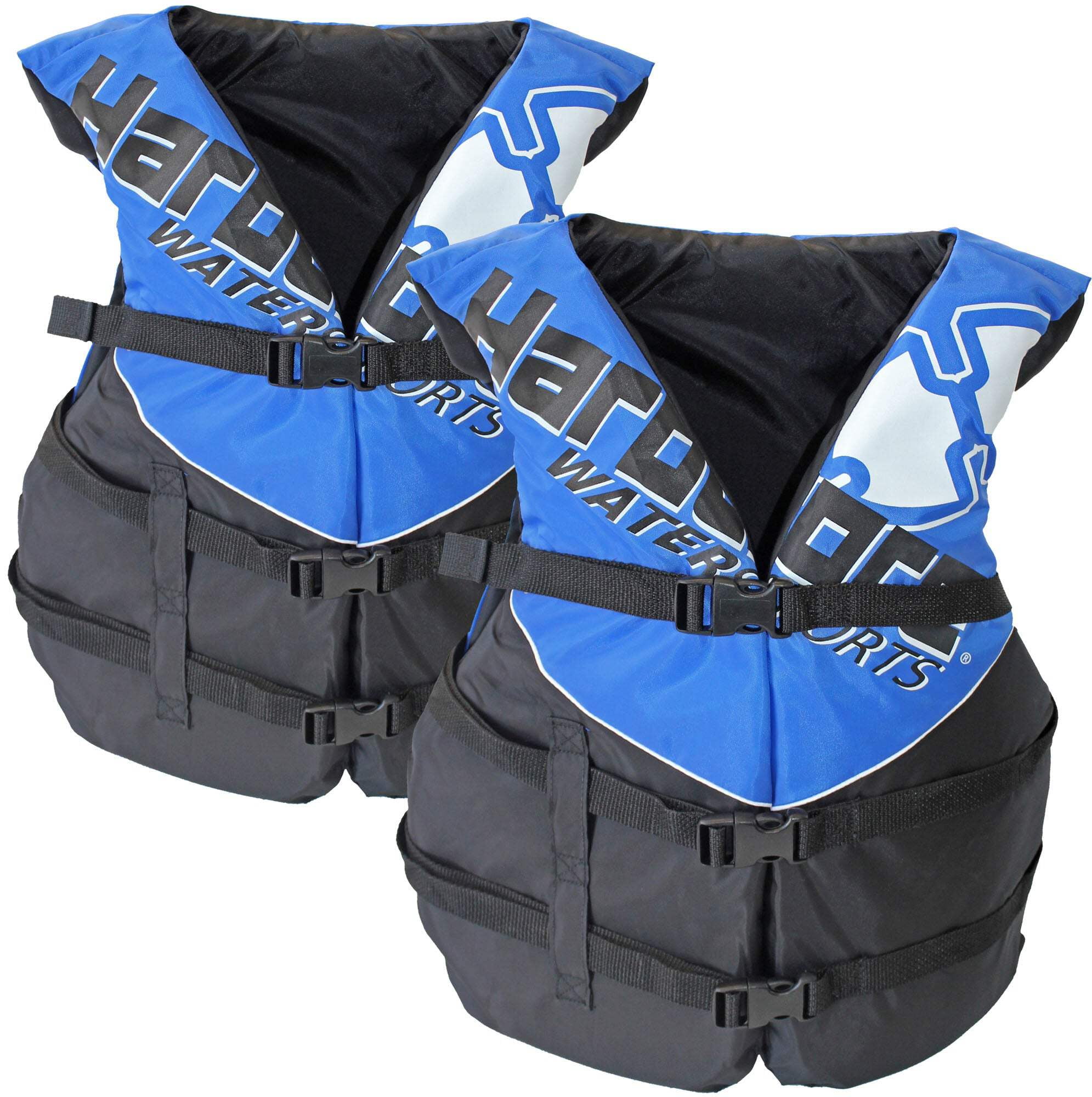 Hardcore Water Sports 2 pack Hardcore Coast Guard type III PFD for adults; life jacket paddle vest for adults; life vest flotation device; Jet ski, wakeboard, hardshell kayak life jacket; extra life j