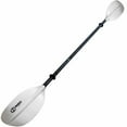thumbnail image 1 of Hardcore Water Sports 205 Cm. Kayak Paddle Curved Blade 2-pc with Aluminum Shaft (White), 1 of 8