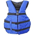 thumbnail image 1 of Hardcore Water Sports Adult life jacket paddle vest; Coast Guard approved Type III PFD life vest flotation device; Jet ski, wakeboard, hardshell kayak lufe jacket; Ideal extra life jacket for pontoon, 1 of 8