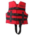 thumbnail image 1 of Hardcore Water Sports Child Fully Enclosed Neoprene and Polyester Life Jacket Vest (Red), 1 of 10