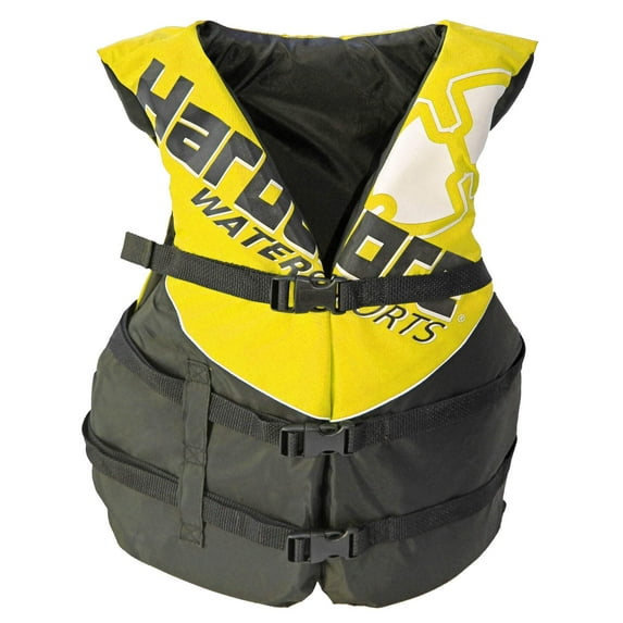 Hardcore Water Sports® Hardcore Coast Guard type III PFD for adults; life jacket paddle vest for adults; life vest flotation device; Jet ski, wakeboard, hardshell kayak life jacket; Ideal extra life j