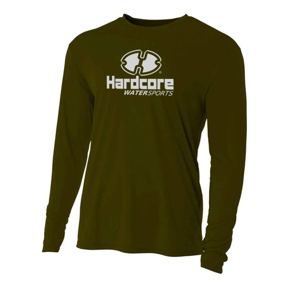 Hardcore Water Sports Hardcore Men's Long Sleeve Loose Fit Rash Guard Surf Shirt Water Sports Swimwear