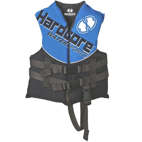 Hardcore Water Sports Life Jacket Vests For The Entire Family or USCG Approved or Child or Youth or Adult