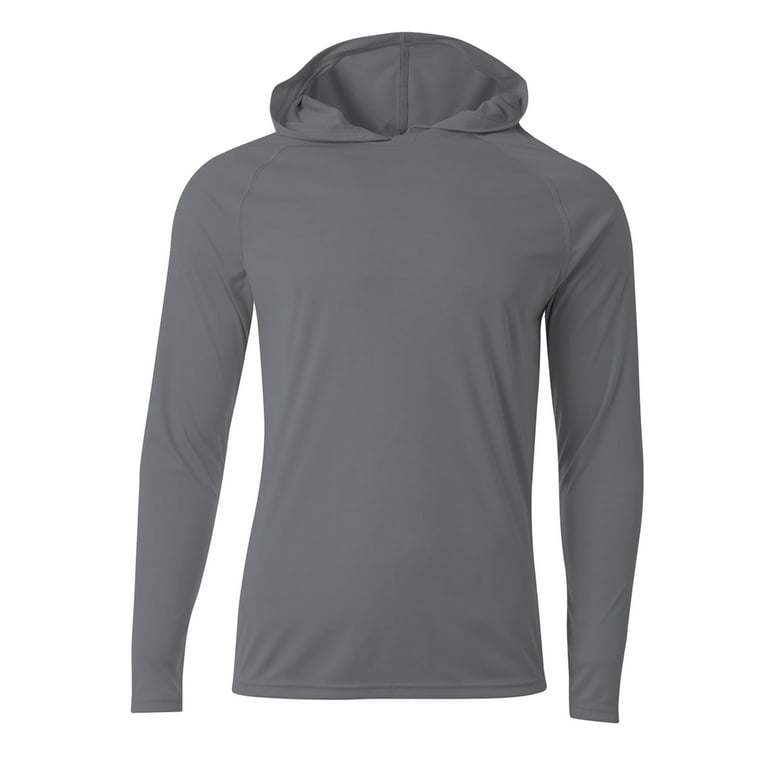 Mens hooded top swim shirt