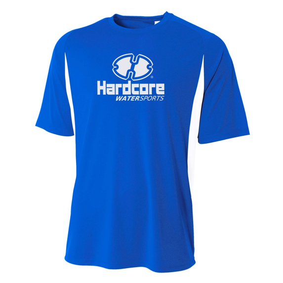 Hardcore Men's Short Sleeve Rash Guard Comfortable Performance Swim Shirt FBA