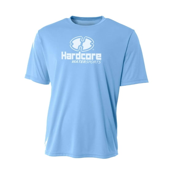 Hardcore Water Sports Mens Rash Guard Surf Swimwear Swim Shirt SPF Sun Protection Loose Fit Fitting