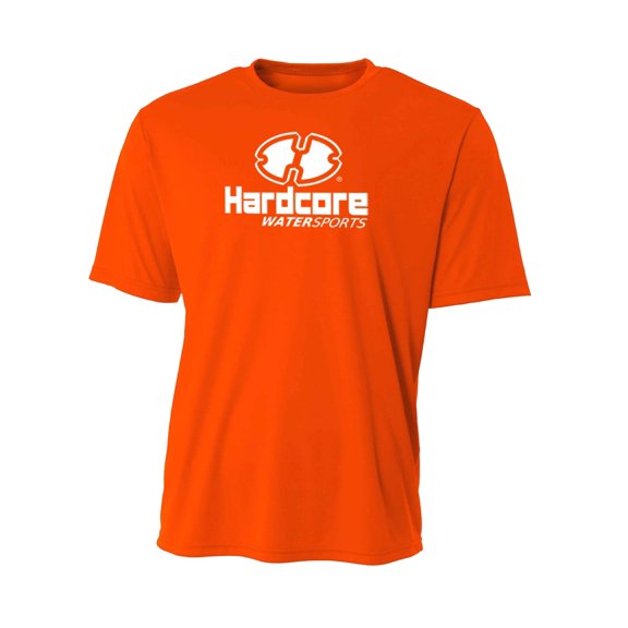 Hardcore Water Sports Mens Rash Guard Surf Swimwear Swim Shirt SPF Sun Protection Loose Fit Fitting