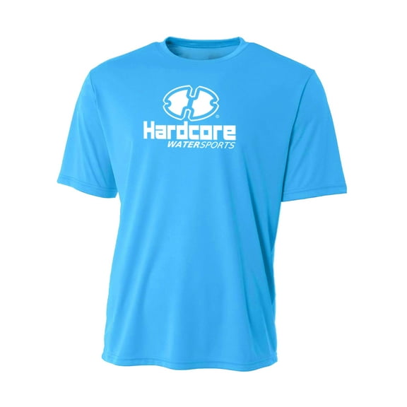 Hardcore Water Sports Mens Rash Guard Surf Swimwear Swim Shirt SPF Sun Protection Loose Fit Fitting