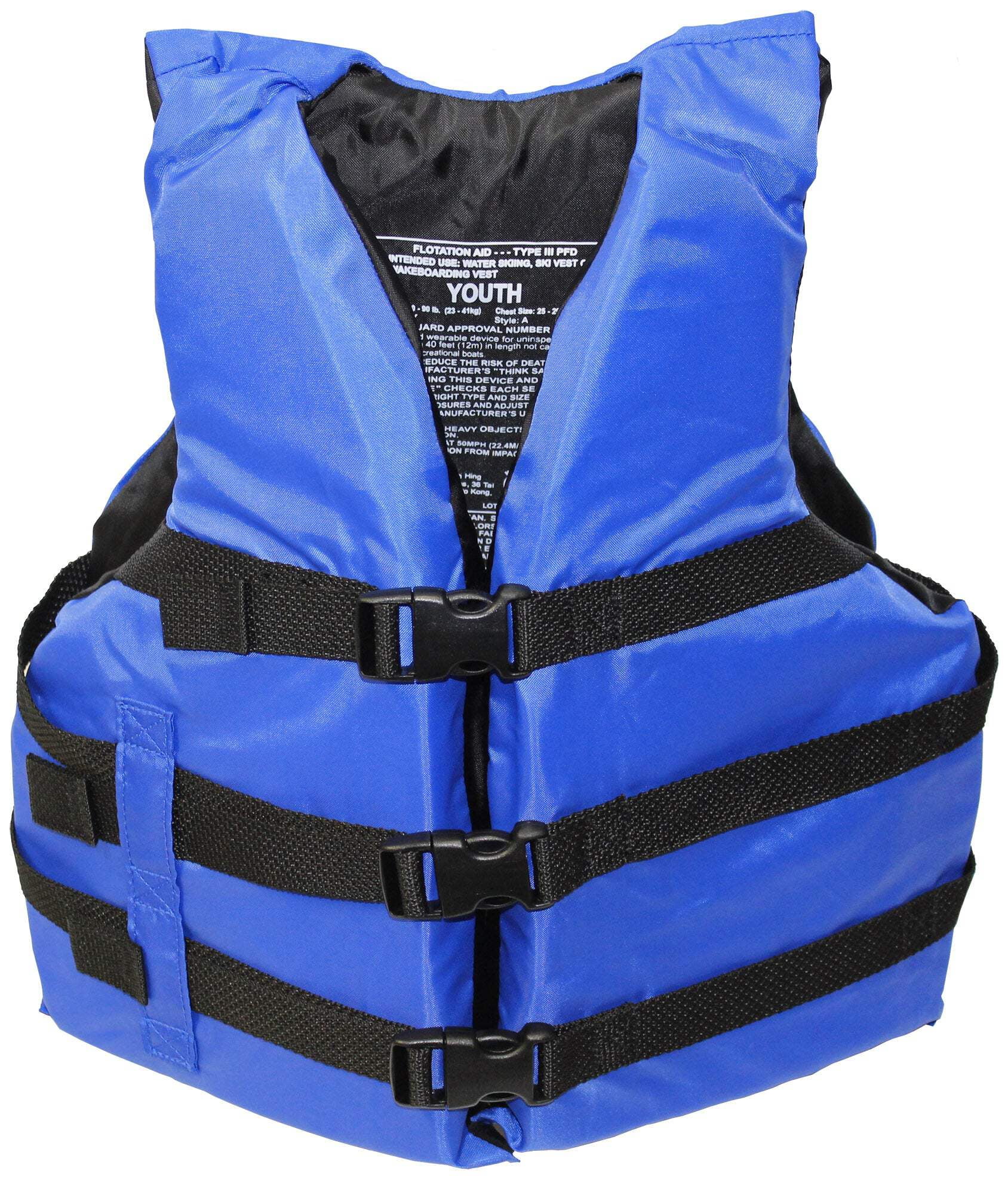 Hardcore Water Sports Youth Life Jacket PFD USCG Type III Universal Boating Ski Vest New