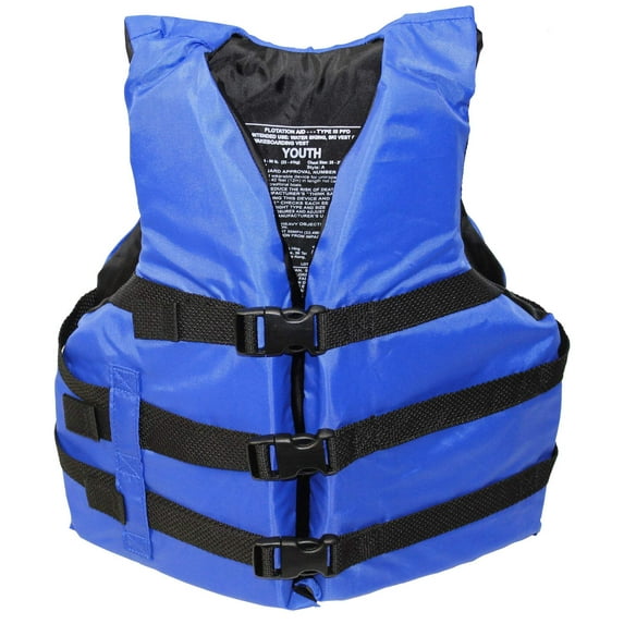Hardcore Water Sports Youth Life Jacket PFD USCG Type III Universal Boating Ski Vest New