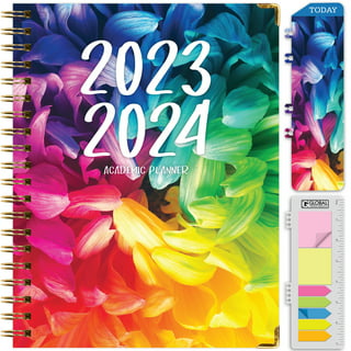  POPRUN Pocket Calendar 2023-2024 for Purse 3.5''x6.5