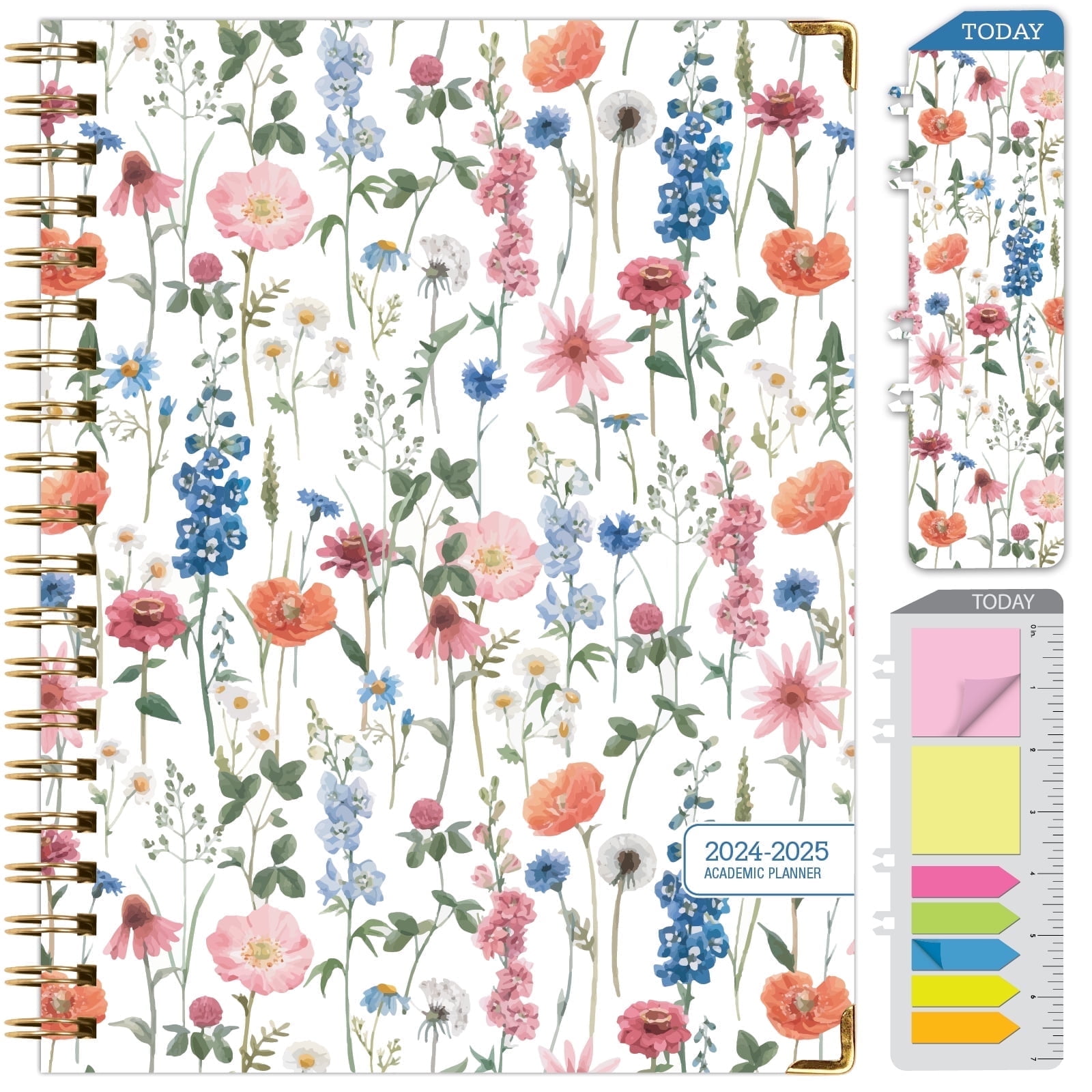 2025 Hardcover Planner Weekly and Monthly Agendas for 2025 Large 12