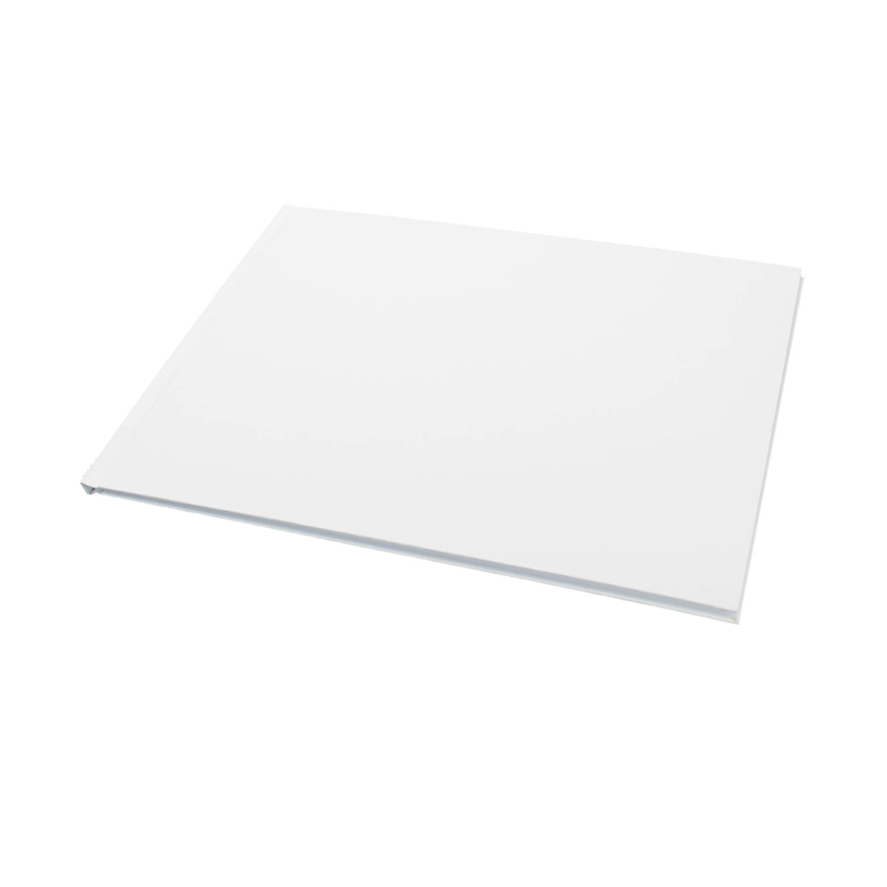 Bright White Hardcover Landscape Blank Notebook, 11" x 8.5", Pack of 24