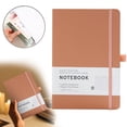 thumbnail image 1 of Hardcover Journal Notebooks Collge Ruled Lined Notebook A5,Thick Paper 200 Pages,Ink Proof,Eco-friendly Notepad for Travel Work Office Supplies(Khaki), 1 of 9