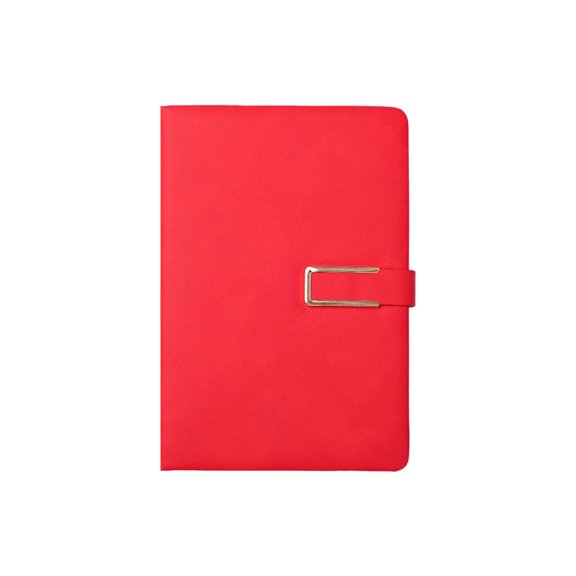 Professional Leather Notebook 200 Pages Lined Ribbon Bookmarks Hardcover Journal Closure Portable Notepads for Writing
