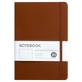 thumbnail image 1 of Hardcover Lined Journal (Leather Writing Notebook, Wide Ruled Book), Thread-Bound Signatures Ensure Pages Stay Intact Across Years, Making It Ideal For Long-Term Diaries.(#C), By Meiiso, 1 of 9
