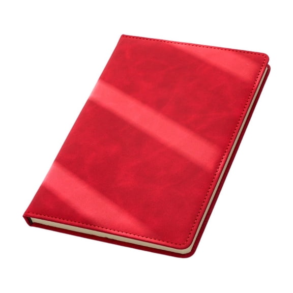 Hardcover Notebook,Notebook Set Journal with Artificial Leather Cover,200 Pages 100gsm Paper Notebook for Gifting,Hardcover Journal for Travel Office Daily Writing,A5 Size,5.7x8.27 inch(Red)