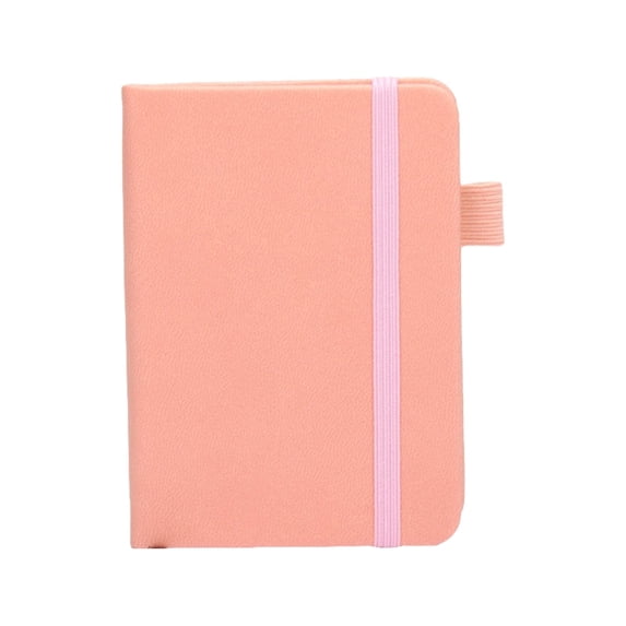 Hardcover Pocket Journal Notebook, College Ruled Lined Memo Book with Pen Holder for School, Work and Daily Notes
