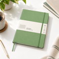 Reflection Writing Notebook Hardcover Writing Notebook, Sage-Squared, A4+ Size, 235 Numbered Pages ...