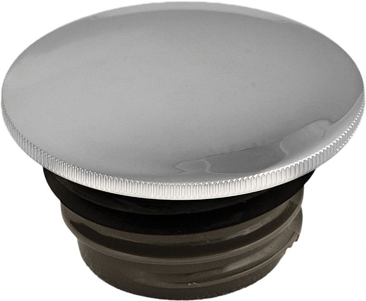 Harddrive  03-0316A-A; Gas Cap Screw-In Smooth Vented Chrome