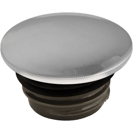 Harddrive 03-0316A-A; Gas Cap Screw-In Smooth Vented Chrome