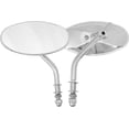 thumbnail image 1 of Harddrive  153081; Chrome Oval Mirror Short Stem, 1 of 1