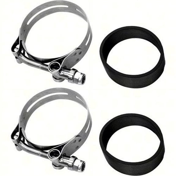 Harddrive 18-0282S; Heavy Duty Intake Clamp Set Stainless Steel