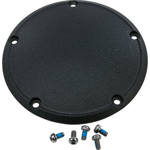 Harddrive 302701; 5 Hole Derby Cover Wrinkled Black
