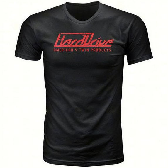 Harddrive 800-0201X 800-0201X; T-Shirt Black / Red Xl