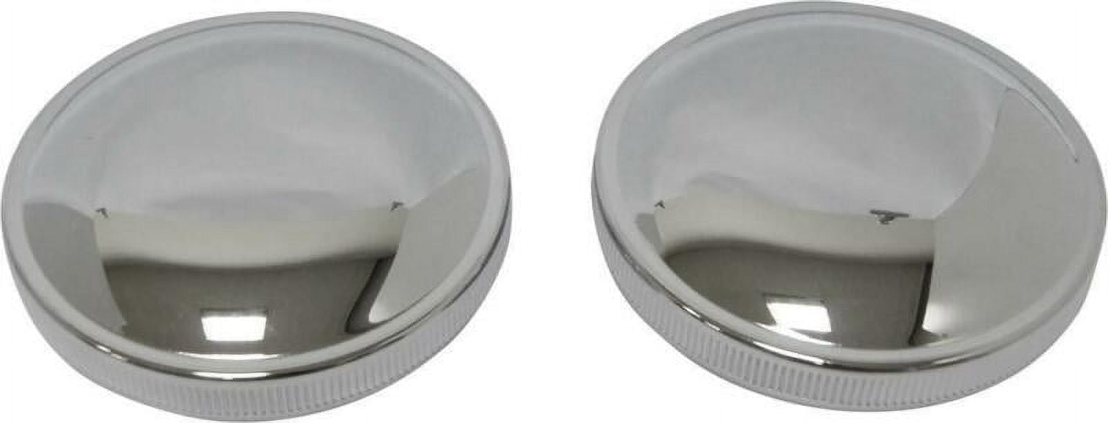 Harddrive Cam Style Gas Cap Set Chrome - 75-005