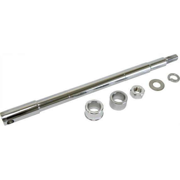 Harddrive Chrome Front Axle W/Hrdware Xl Fx & Fxr W/Dual Disc - 68-134A