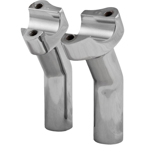 Harddrive H57-6075CF-4.5; Forged Handlebar Riser Pullback Chrome 4.5-inch