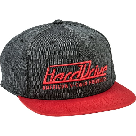 Harddrive Hat Black/Red - 820-HATBLKRED